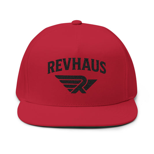 Revhaus Embroidered Flat Bill Cap