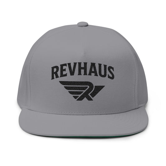 Revhaus Embroidered Flat Bill Cap